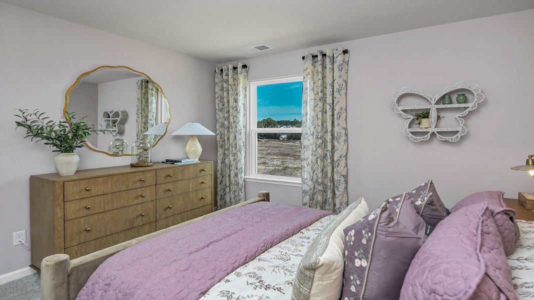 Furnished interior in a model home at Ferry Grove in Lexington (Image 38).