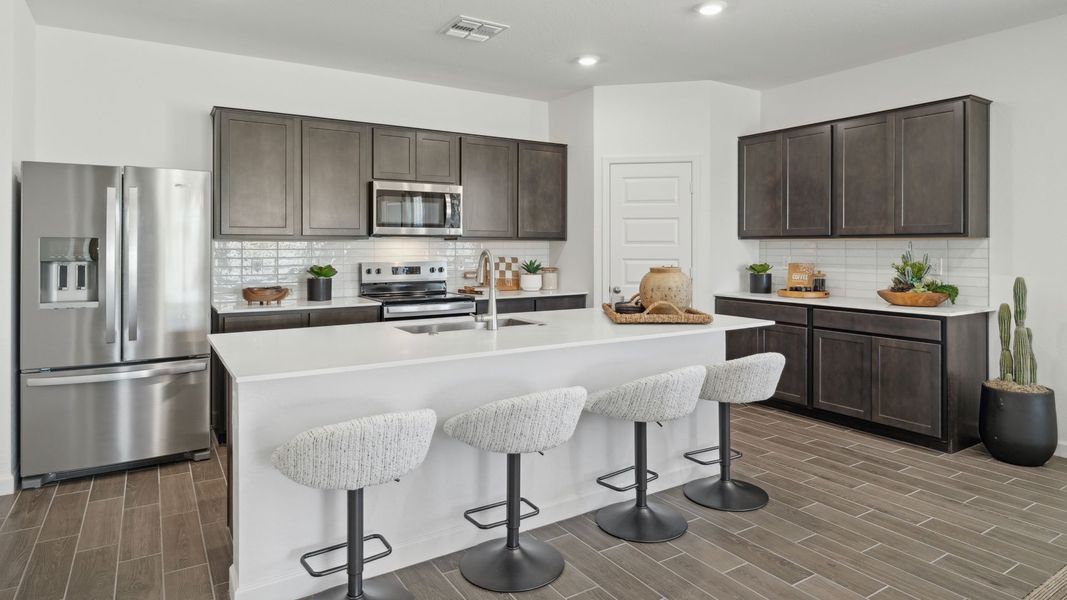 Furnished interior in a model home at Apache Farms in Buckeye (Image 8). Furnished interior in a model home at Apache Farms in Buckeye (Image 8).