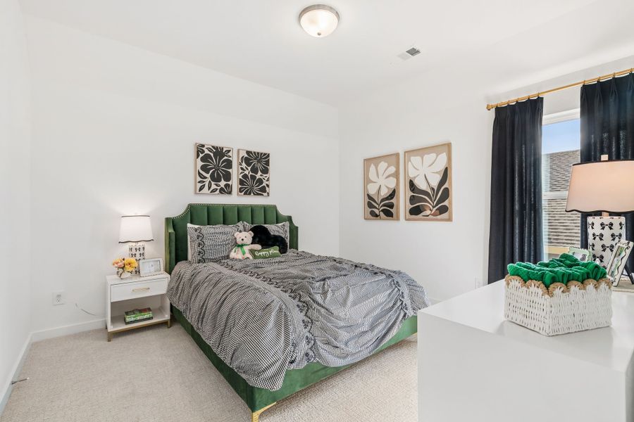 Furnished interior in a model home at Landmark in Denton (Image 41).