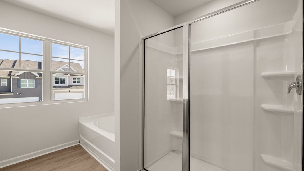 Furnished interior in a model home at Hughes Court in Dawsonville (Image 26).