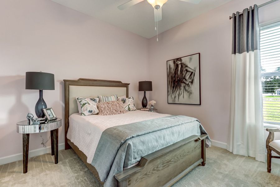 Furnished interior in a model home at Sandy Ridge in Yulee (Image 26). Furnished interior in a model home at Sandy Ridge in Yulee (Image 26).