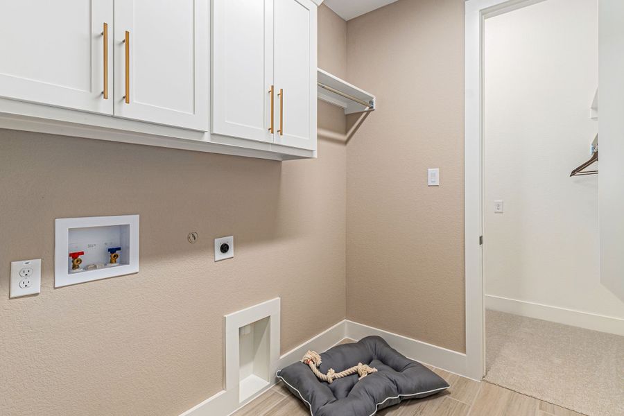 American Legend Homes 60' model in Wellington - Laundry Room American Legend Homes 60' model in Wellington - Laundry Room