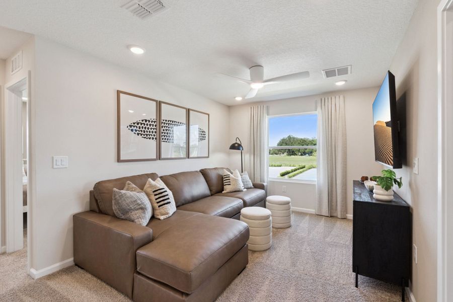 Furnished interior in a model home at Lakeside At Satilla in St. Cloud (Image 9).