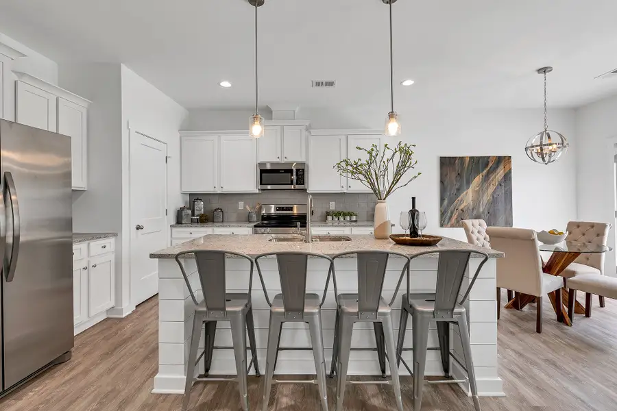 Furnished interior in a model home at Savoy Park in Covington (Image 4).