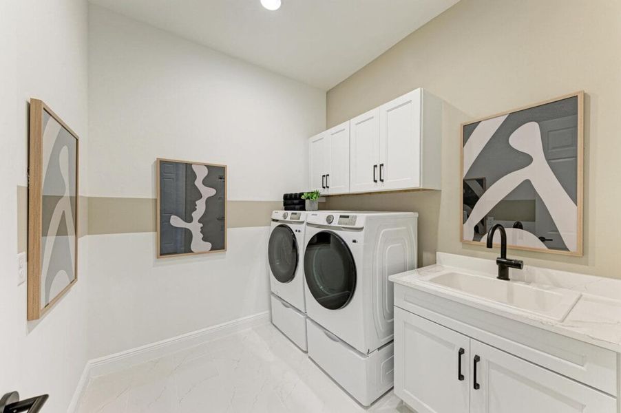 Furnished interior in a model home at Inspiration at Watercolor Place in Bradenton (Image 231).