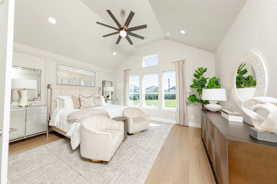 Furnished interior in a model home at Legacy in League City (Image 6).