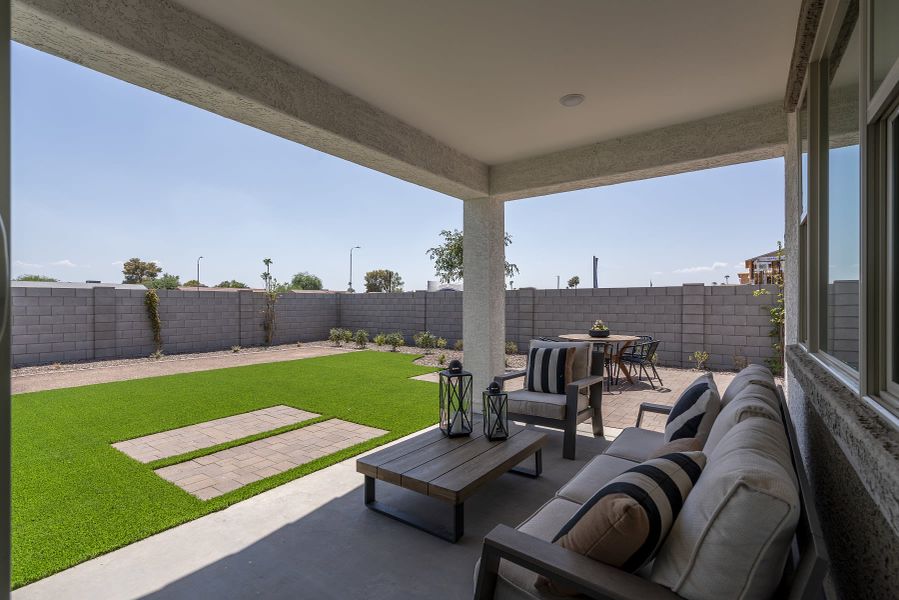 Covered Patio | Marlowe | New Homes in Glendale, AZ | Landsea Homes