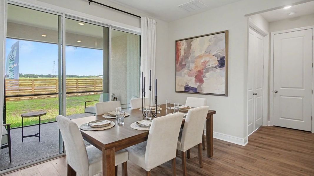 Furnished interior in a model home at Hontoon Reserve in Deland (Image 9).