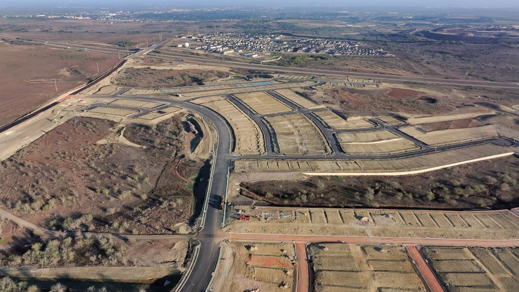 Site preparation and early development at Turner's Crossing 45s in Buda, TX (Image 47).