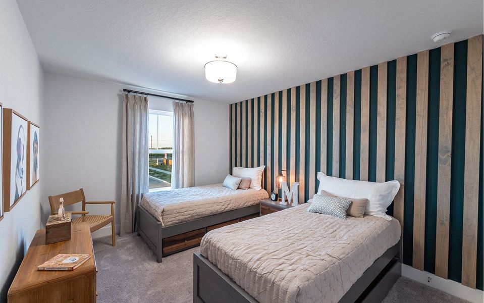 Furnished interior in a model home at Brush Creek in Fairview (Image 15). Furnished interior in a model home at Brush Creek in Fairview (Image 15).