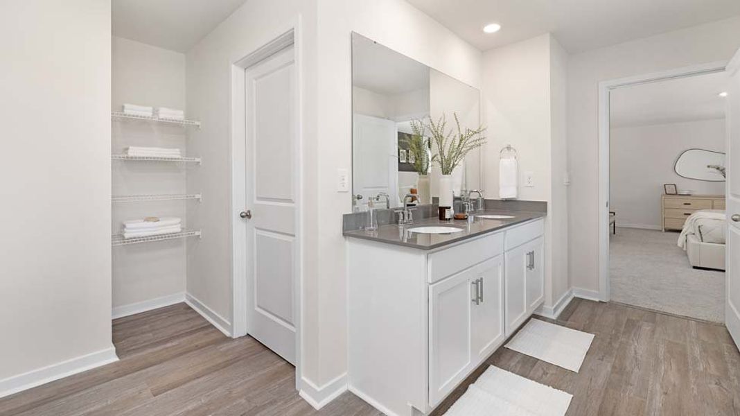 Furnished interior in a model home at Bristol Terrace in Statesville (Image 16).