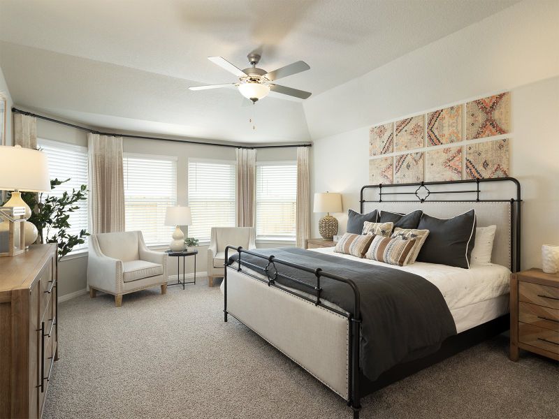 Furnished interior in a model home at Butler Farms - Boulevard Collection in Liberty Hill (Image 10). Furnished interior in a model home at Butler Farms - Boulevard Collection in Liberty Hill (Image 10).