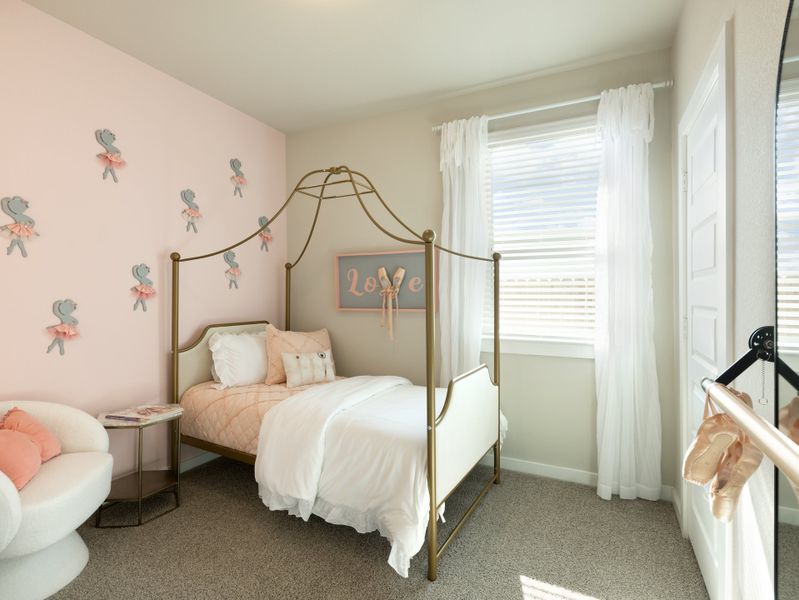 Furnished interior in a model home at Landing Meadows - Traditional Series in New Caney (Image 18).
