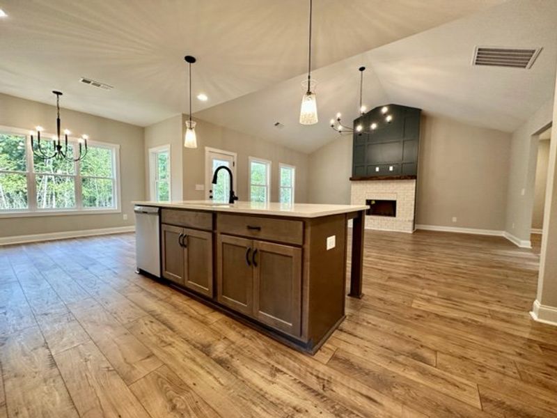 Furnished interior in a model home at Polk Place in Moreland (Image 13).