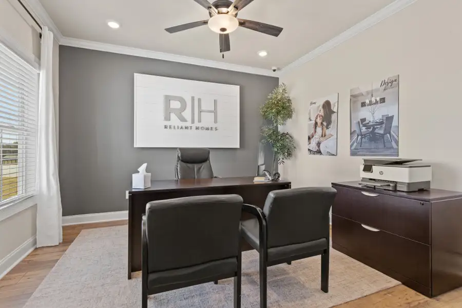 Furnished interior in a model home at Cherokee Knoll in Williamston (Image 3).