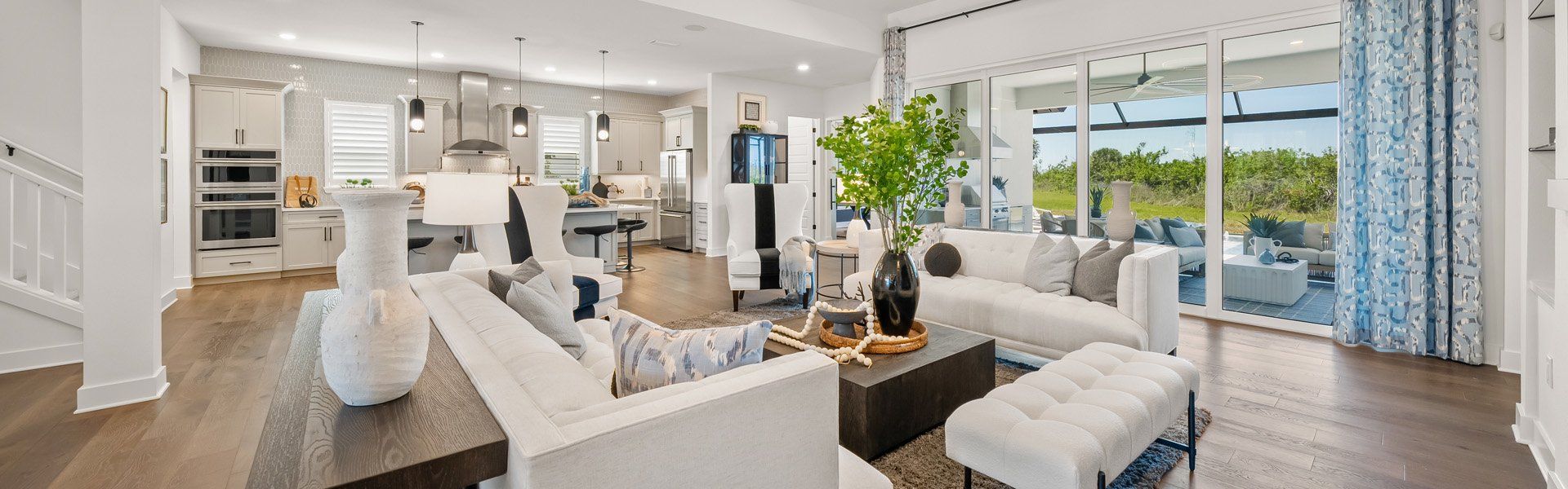 Furnished interior in a model home at Palmera at Wellen Park in Venice (Image 7).