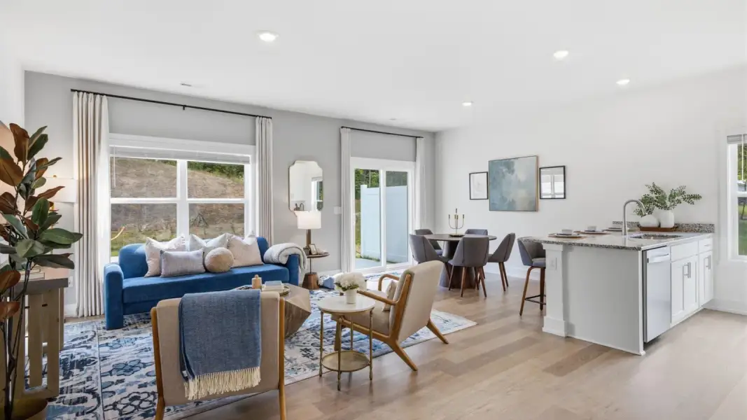 Furnished interior in a model home at Oak Vista in Knoxville (Image 4).