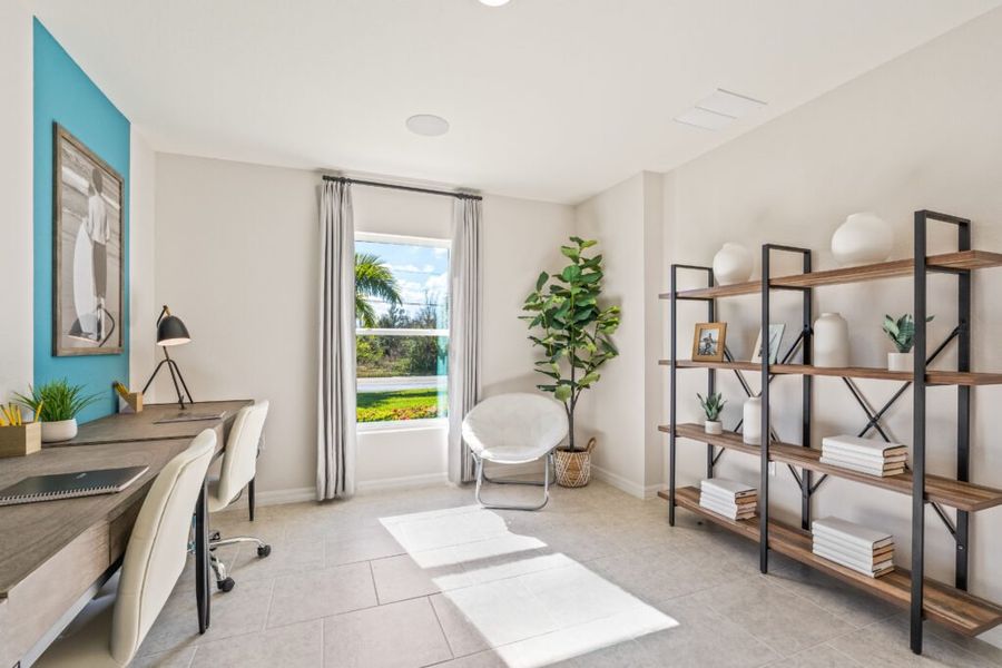 Furnished interior in a model home at Port Charlotte in Port Charlotte (Image 7).