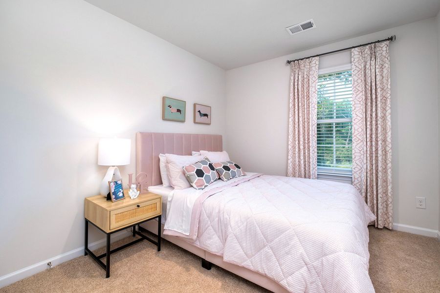 Furnished interior in a model home at Wall Street in Sumter (Image 25).