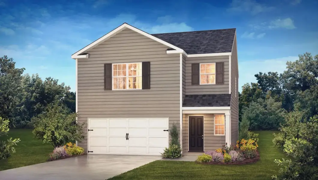 Front exterior of a home in the Fox Creek community, located in Gaffney, SC (Image 3).