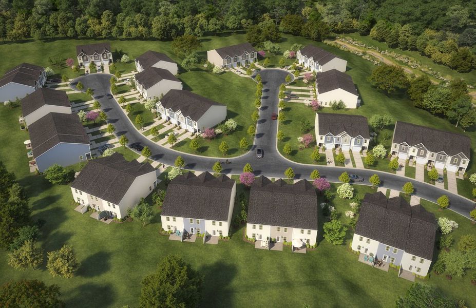 Image 8 of the Westbriar Woods Townhomes community in Spartanburg, SC.