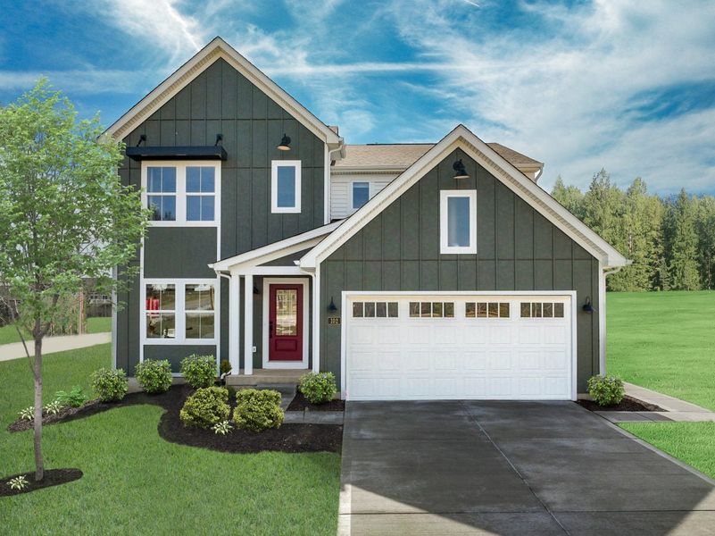 Front exterior of a home in the Bridle Run community, located in Louisville, KY (Image 18).