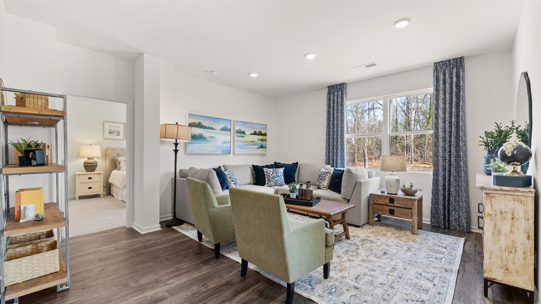 Furnished interior in a model home at Cottages at Blue Ridge in Bonaire (Image 8).