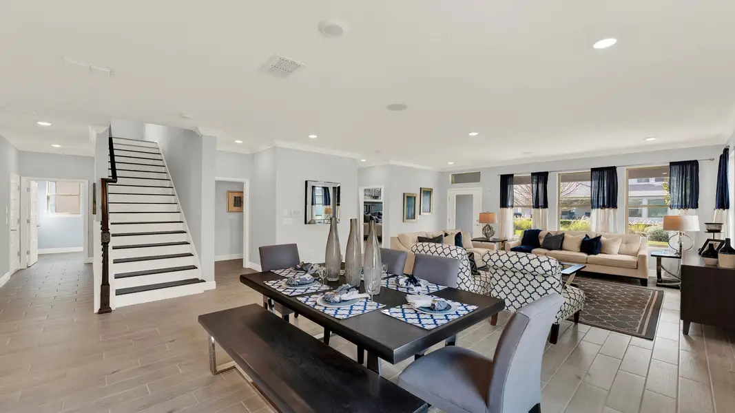 Furnished interior in a model home at Waterleigh in Winter Garden (Image 7).