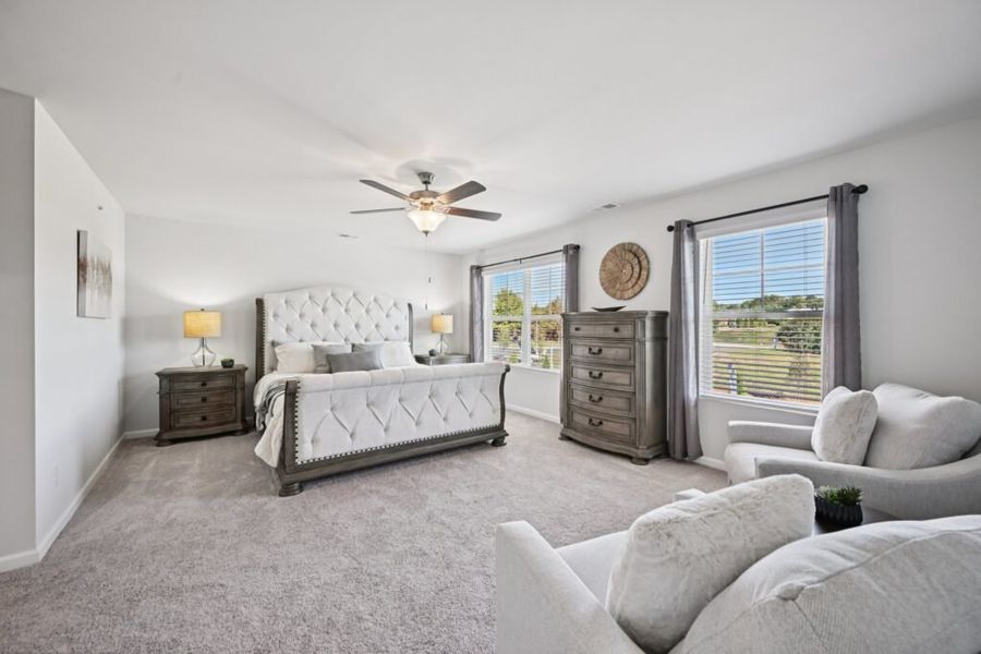 Furnished interior in a model home at Chastain Heights in Woodstock (Image 35).