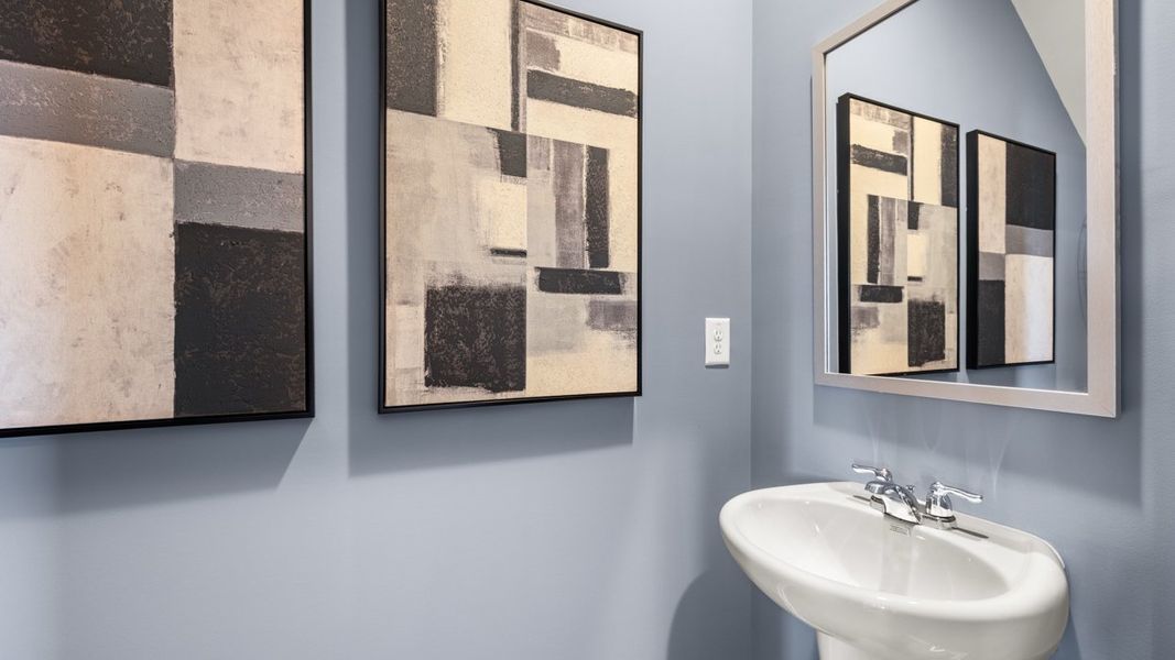 Furnished interior in a model home at Weatherstone in Grovetown (Image 11).