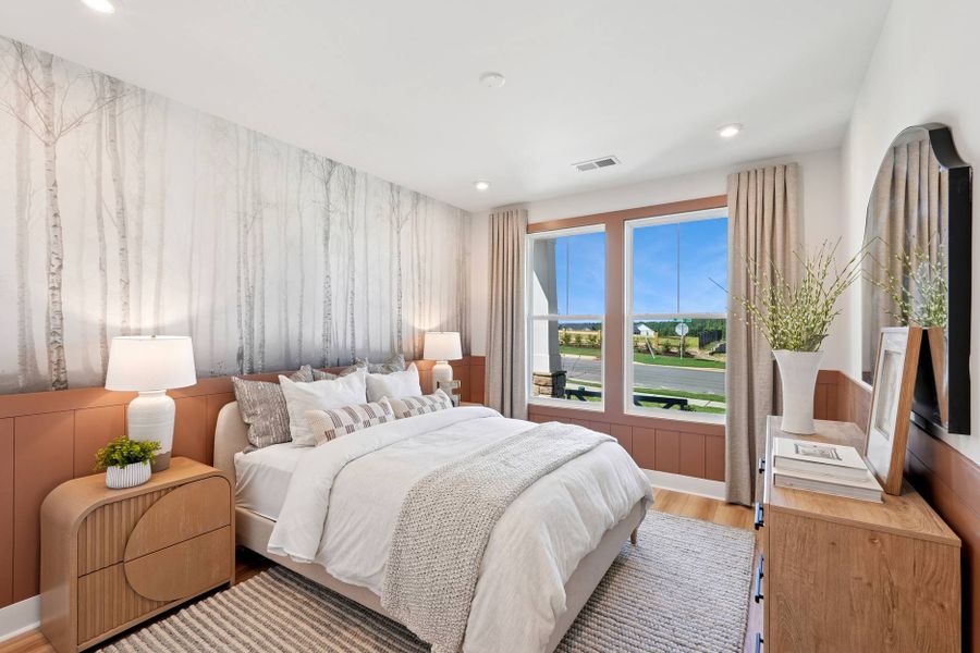 Furnished interior in a model home at The Pines Collection at Serenity in Fuquay Varina (Image 35).