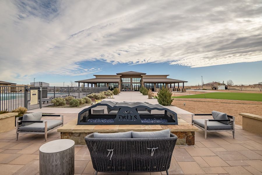 Front exterior of a home in the Overlook at The Dells community, located in Prescott, AZ (Image 11).