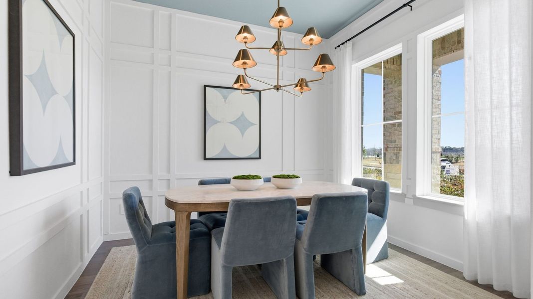 Furnished interior in a model home at Alexander in Pearland (Image 6).