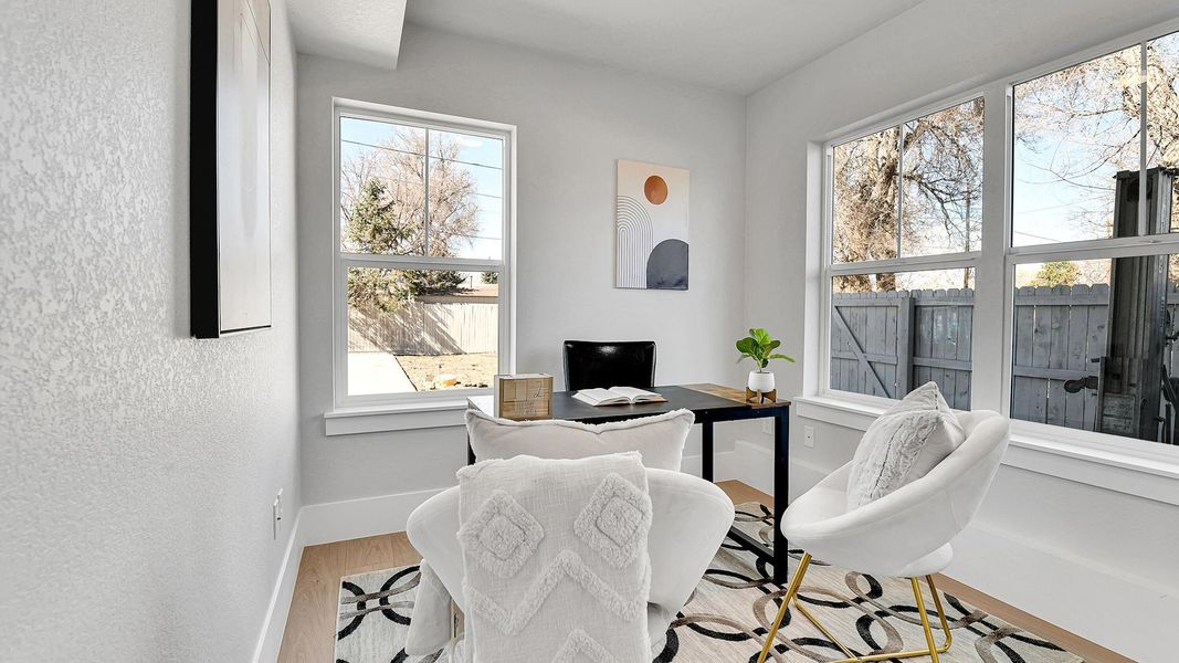 Furnished interior in a model home at Parkside Arvada in Arvada (Image 7).