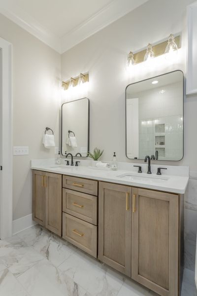 Furnished interior in a model home at Hidden River in Signal Mountain (Image 41).