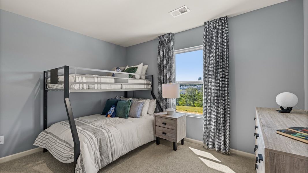 Furnished interior in a model home at Rushing Waters Townhomes in North Augusta (Image 19).