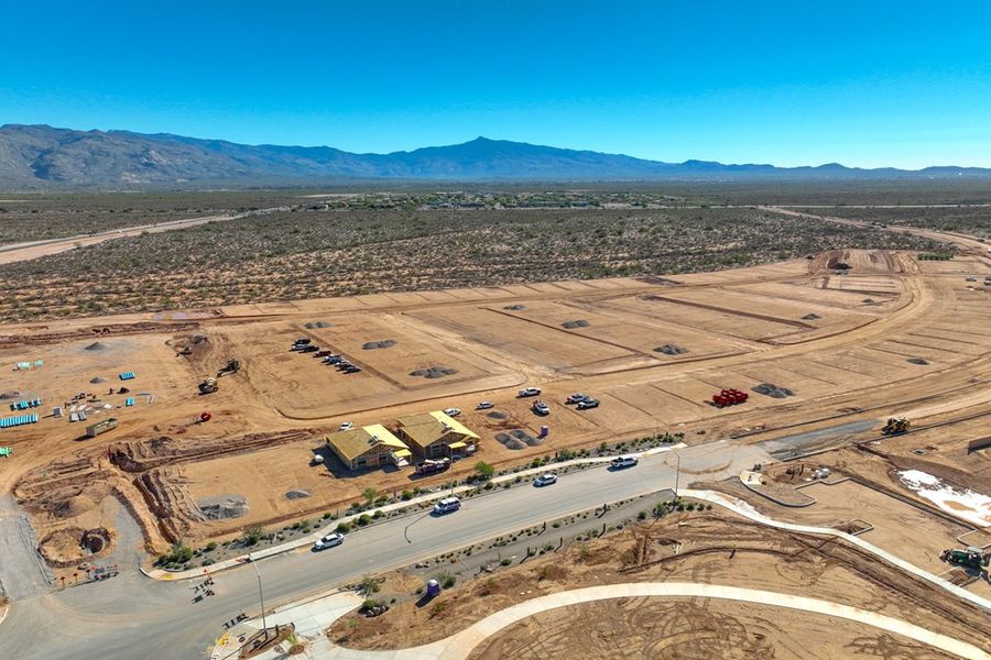 Site preparation and early development at Mirador Ridge Skies in Tucson, AZ (Image 24).