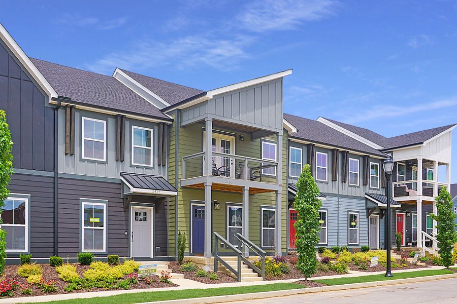 Front exterior of a home in the The Parks of Mill Town community, located in Chattanooga, TN (Image 34).