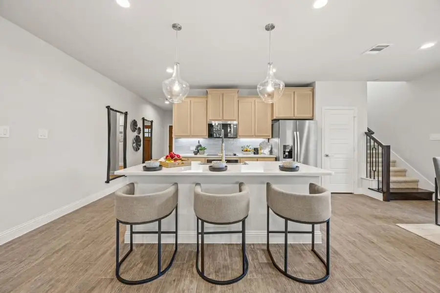 Furnished interior in a model home at Sereno Oaks at Buckner Terrace in Dallas (Image 5).
