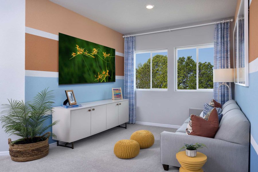 Furnished interior in a model home at Vistera of Venice – Garden Series in Nokomis (Image 19).