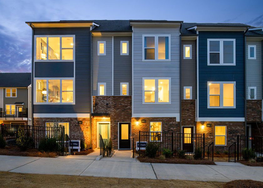Front exterior of a home in the Central Living at Craig community, located in Charlotte, NC (Image 2).