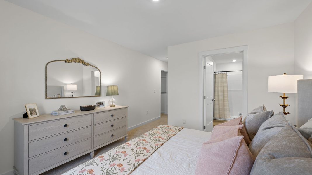 Furnished interior in a model home at Owensby Farms Townhomes in Dayton (Image 22).