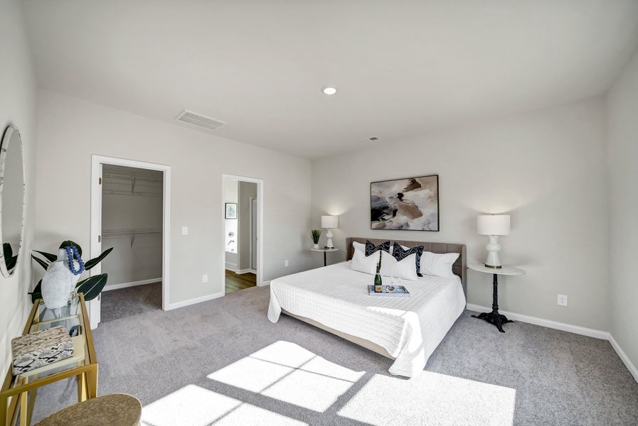 Furnished interior in a model home at Portrait Hills in Aiken (Image 69).