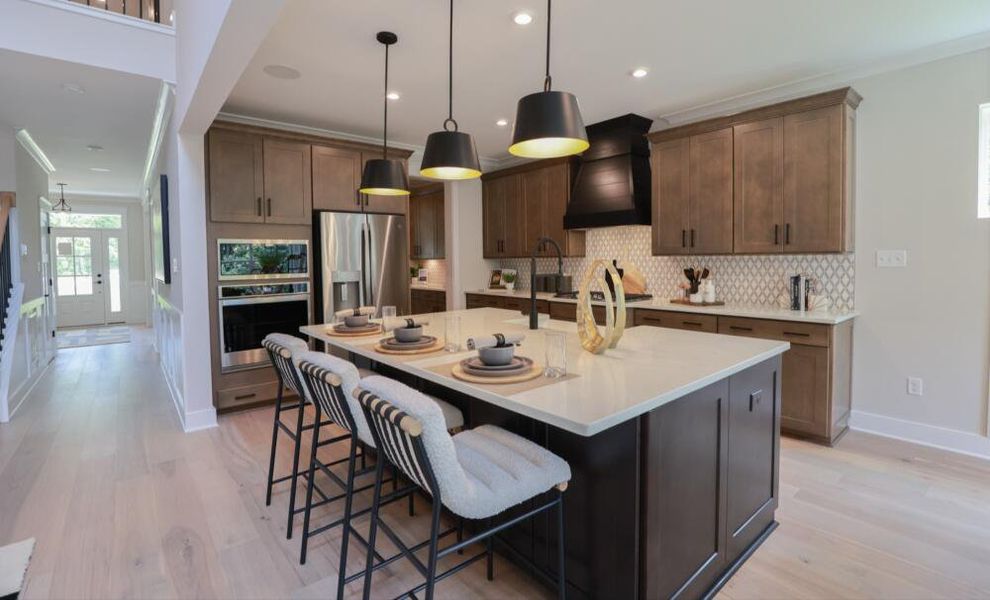 Furnished interior in a model home at Redland in Advance (Image 16).