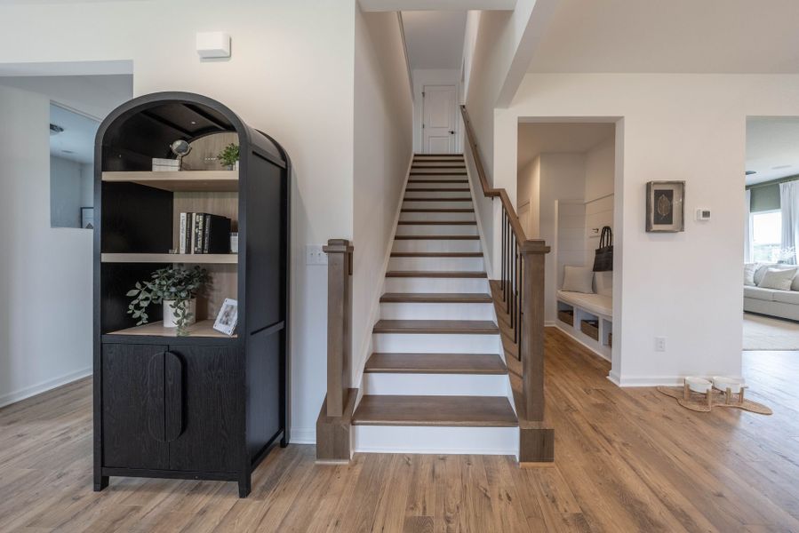 Furnished interior in a model home at Morrow Brook in Albemarle (Image 11). Furnished interior in a model home at Morrow Brook in Albemarle (Image 11).