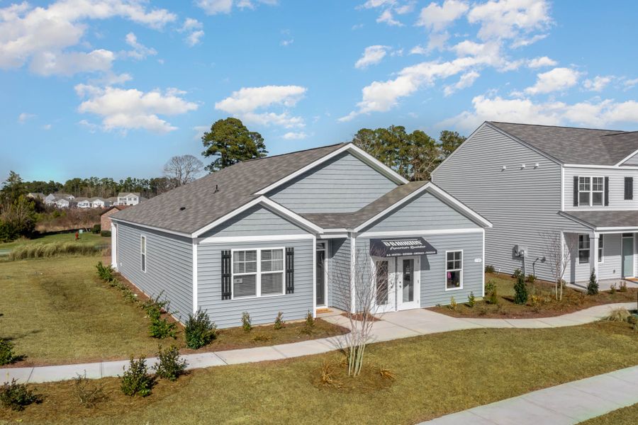 Front exterior of a home in the Island Green community, located in Myrtle Beach, SC (Image 2).