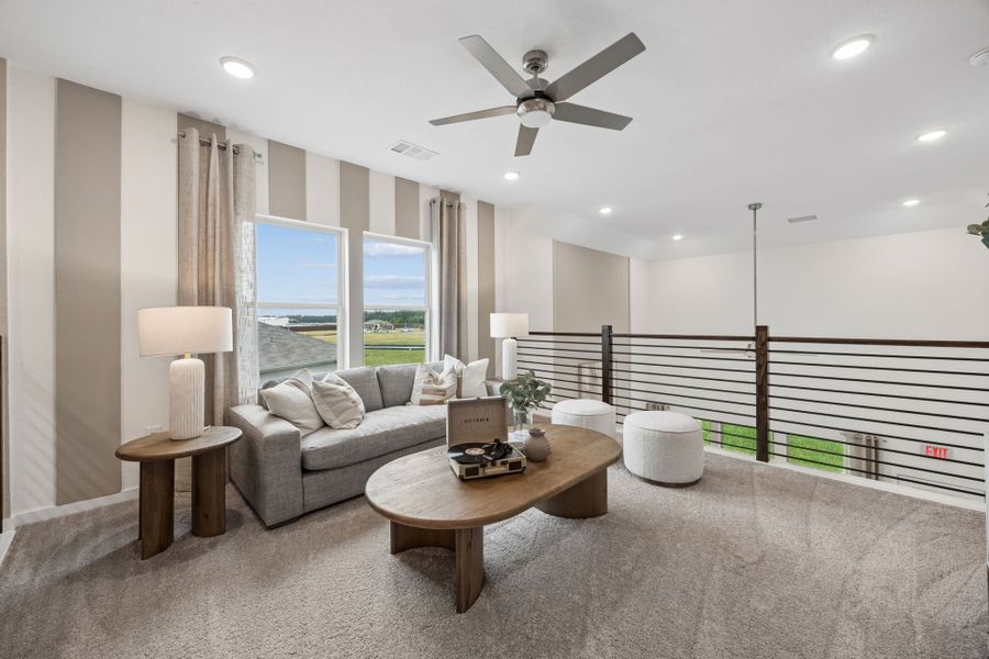 Furnished interior in a model home at Mavera in Conroe (Image 22). Furnished interior in a model home at Mavera in Conroe (Image 22).