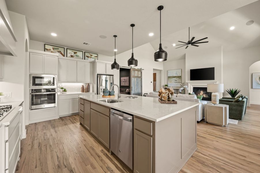 Furnished interior in a model home at NorthGlen in Haslet (Image 21). Furnished interior in a model home at NorthGlen in Haslet (Image 21).