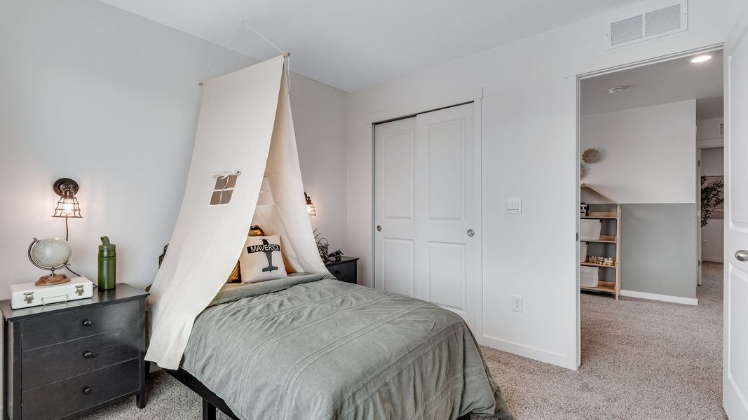 Furnished interior in a model home at The Ridge at Lorson Ranch in Colorado Springs (Image 29).