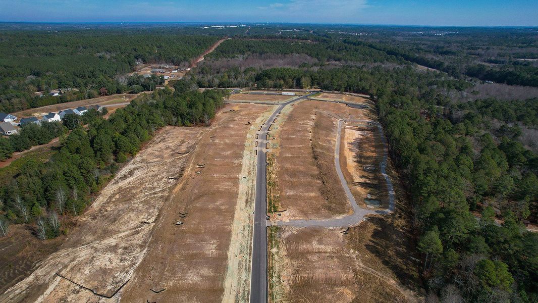 Site preparation and early development at Ferry Grove in Lexington, SC (Image 27).